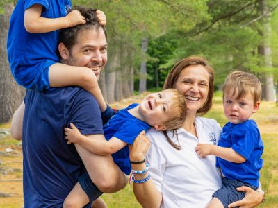 Carly Vargas with her family.